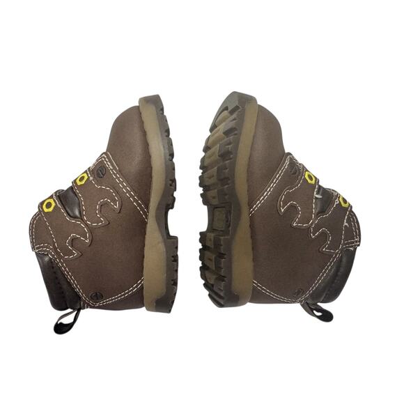 Vtg 2005 Bob the Builder Baby Toddler Work Boots Sz 2 Buster Brown Shoes Y2K - Picture 6 of 10